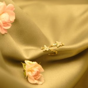 Dainty Butterfly Hoop Earrings